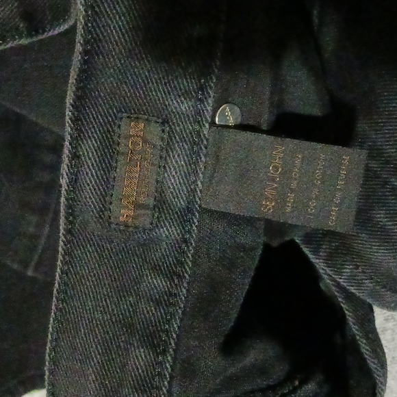 Sean John 38"x 34" Black Straight Leg Jeans Hamilton Relaxed Fit - Picture 8 of 8